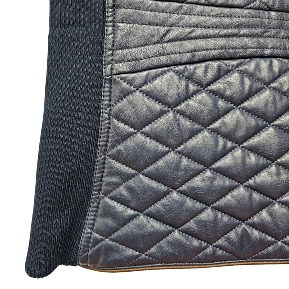 FATE Quilted Vegan Leather Vest - Picture 3 of 10